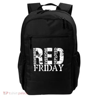 Red Friday Remember Everyone Deployed Backpack