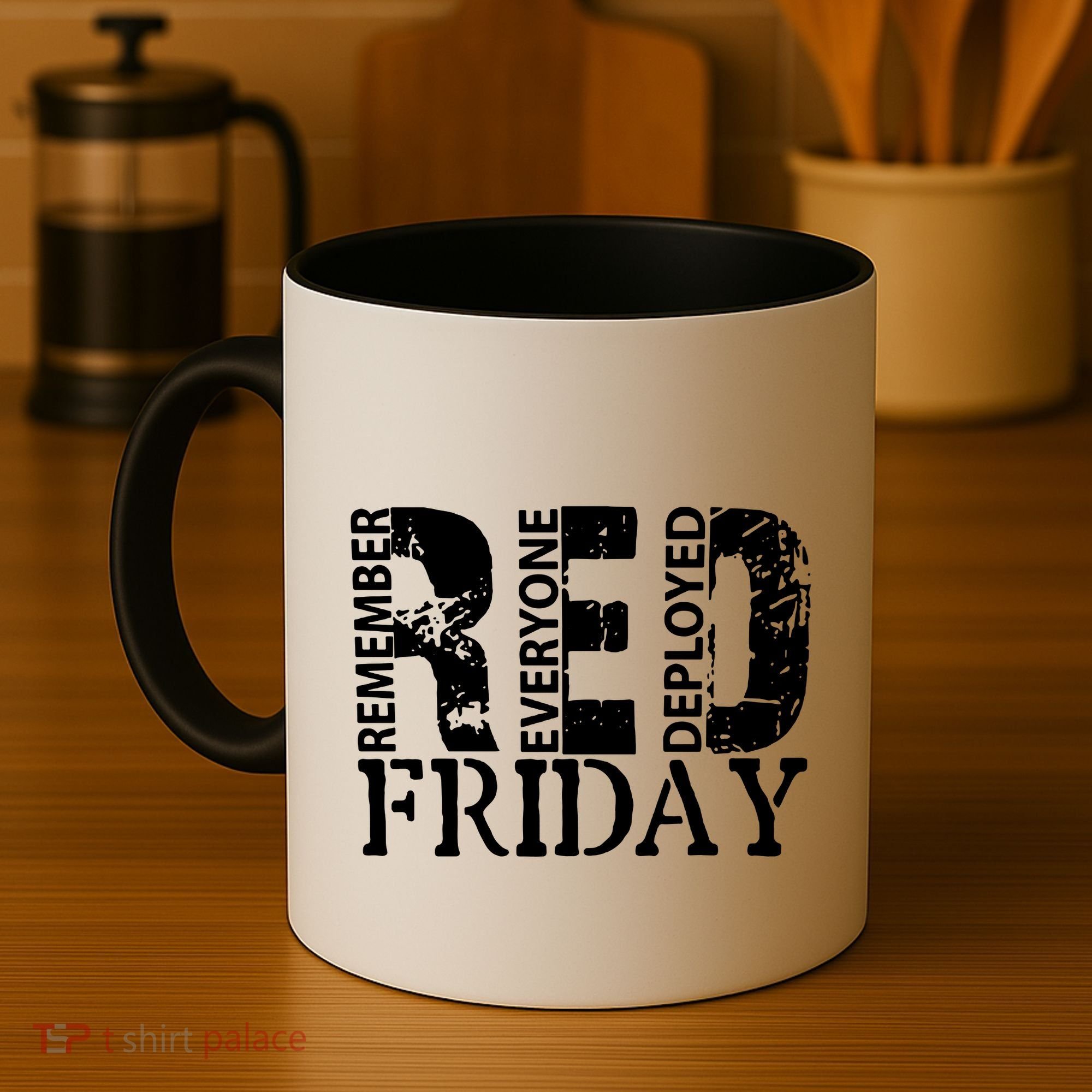Red Friday Remember Everyone Deployed Coffee Mug