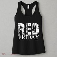 Red Friday Remember Everyone Deployed Women's Tank Top thumb 3