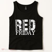 Red Friday Remember Everyone Deployed Tank Top thumb 2
