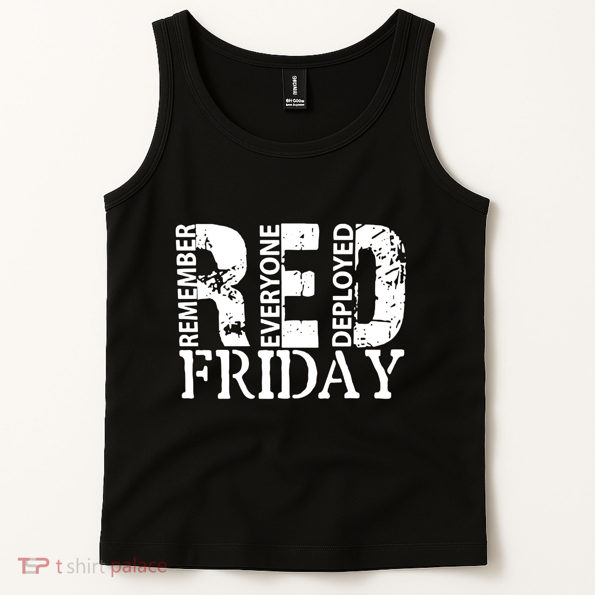 Red Friday Remember Everyone Deployed Tank Top