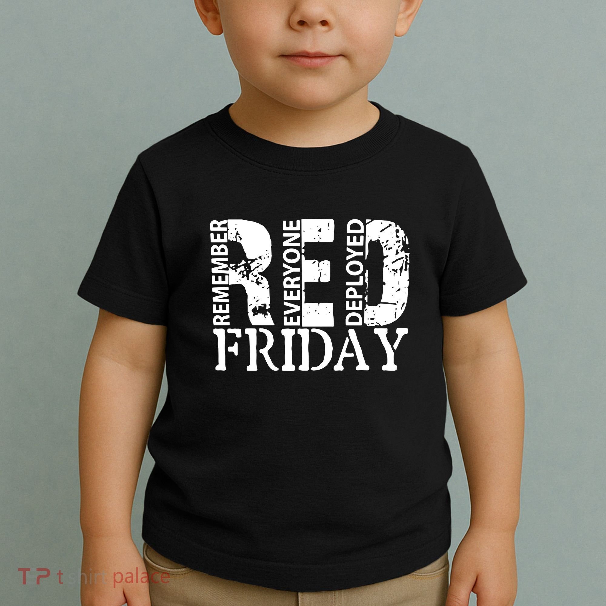 Red Friday Remember Everyone Deployed Toddler T-Shirt