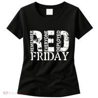 Red Friday Remember Everyone Deployed Women's T-Shirt thumb 0