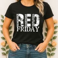 Red Friday Remember Everyone Deployed Women's T-Shirt thumb 2