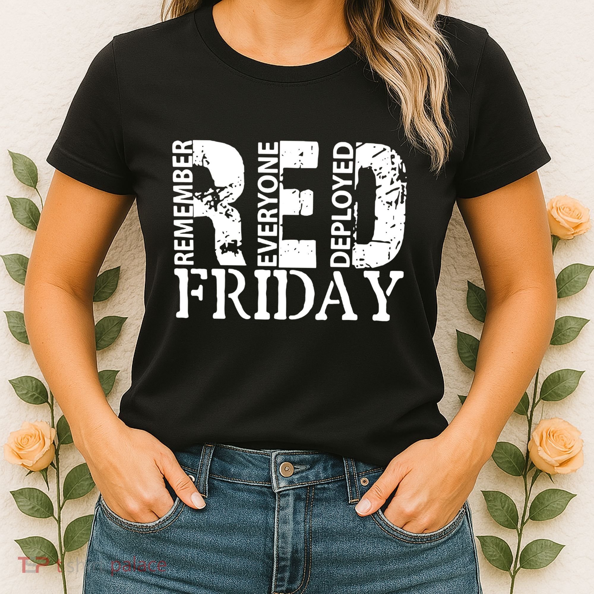 Red Friday Remember Everyone Deployed Women's T-Shirt