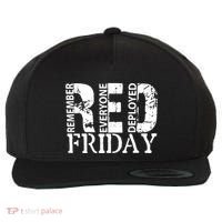Red Friday Remember Everyone Deployed Wool Snapback Cap thumb 0