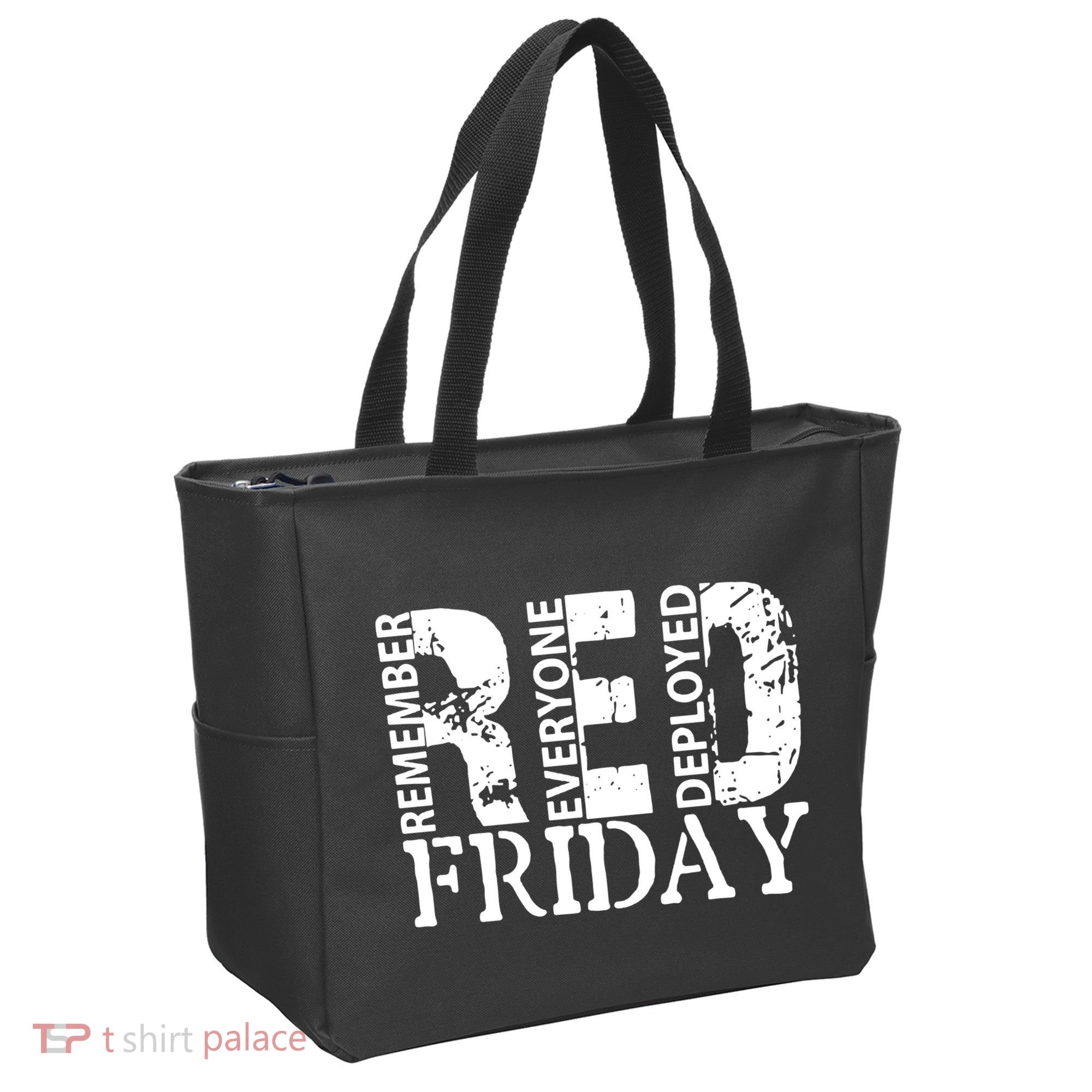 Red Friday Remember Everyone Deployed Tote Bag