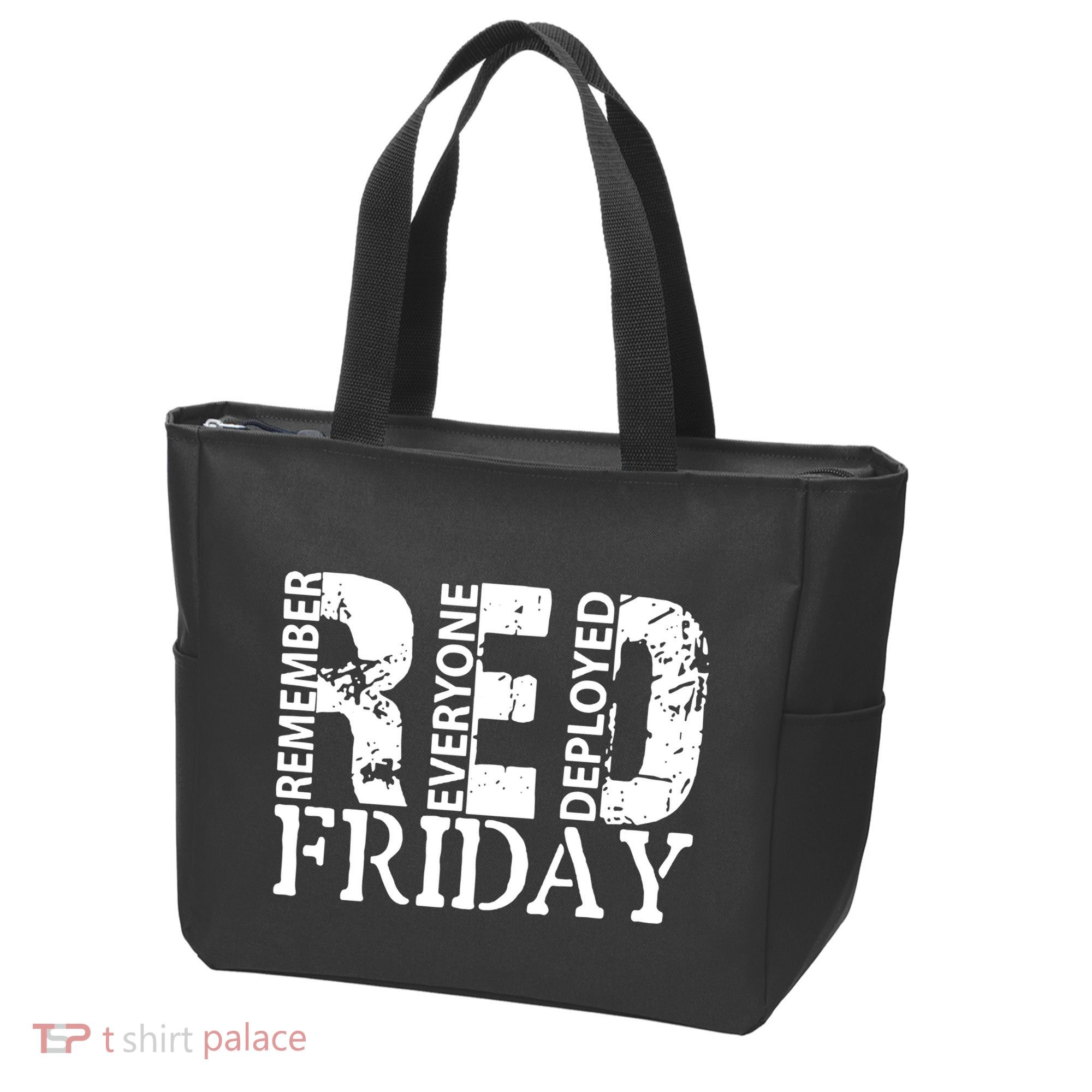 Red Friday Remember Everyone Deployed Tote Bag