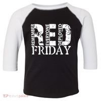 Red Friday Remember Everyone Deployed Toddler Fine Jersey T-Shirt thumb 0