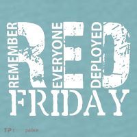 Red Friday Remember Everyone Deployed Sueded Cloud Jersey T-Shirt thumb 2