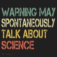 Retro Funny Scientist Warning May Talk About Science Teacher Women's Sweatshirt thumb 2