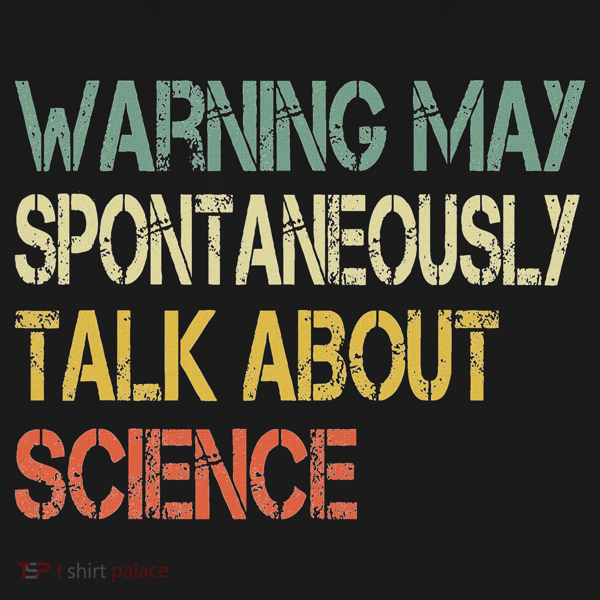 Retro Funny Scientist Warning May Talk About Science Teacher Apron