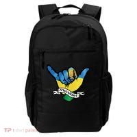 Rwanda Flag Shaka Hand Symbol Backpack thumb 0