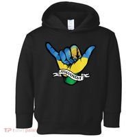 Rwanda Flag Shaka Hand Symbol Toddler Hoodie thumb 0