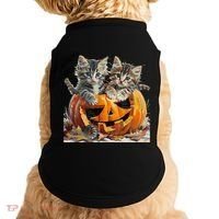 Retro Floral Spooky Season Doggie Tank thumb 0