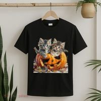 Retro Floral Spooky Season T-Shirt thumb 2