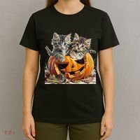 Retro Floral Spooky Season T-Shirt thumb 4