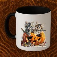 Retro Floral Spooky Season Coffee Mug thumb 2