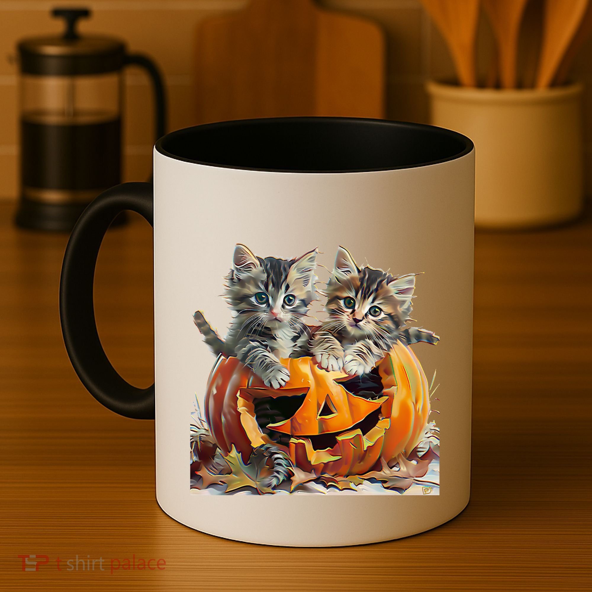 Retro Floral Spooky Season Coffee Mug