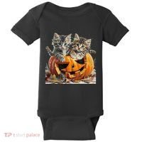 Retro Floral Spooky Season Baby Bodysuit thumb 0