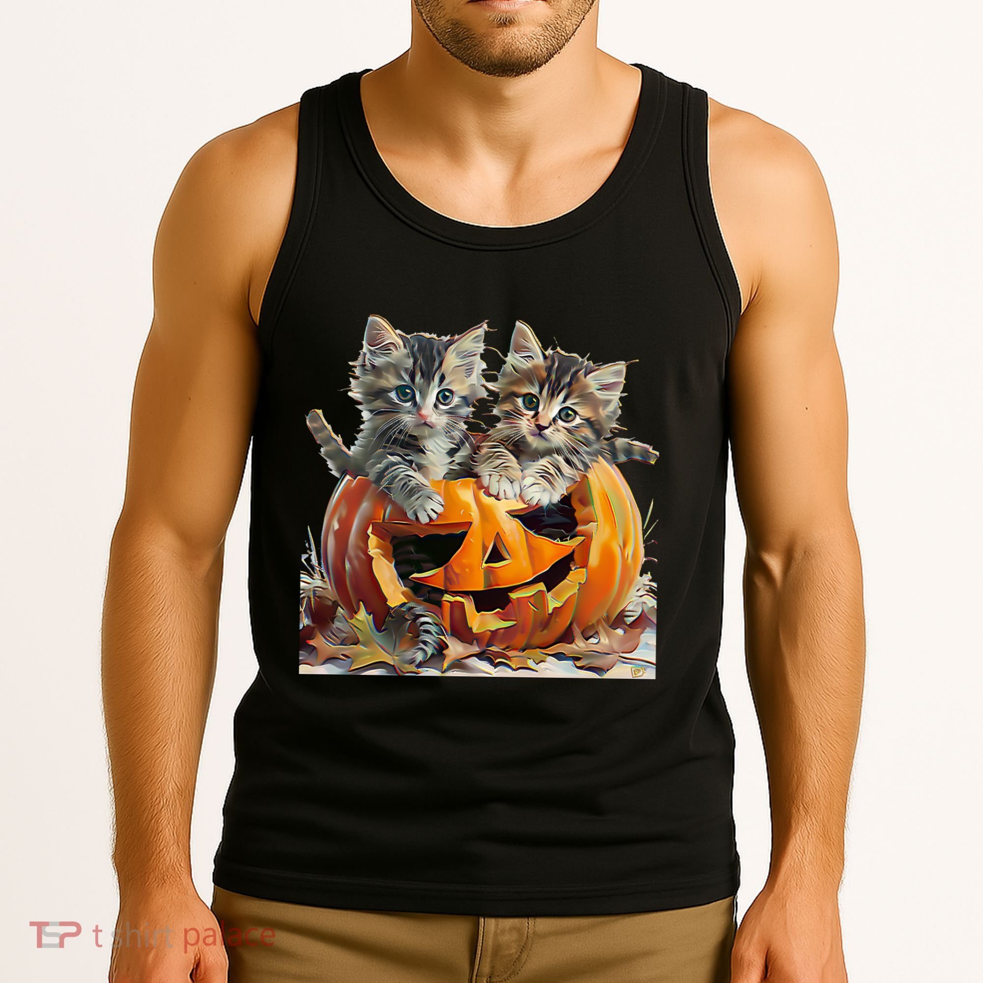 Retro Floral Spooky Season Tank Top