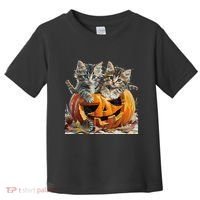 Retro Floral Spooky Season Toddler T-Shirt thumb 0