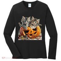 Retro Floral Spooky Season Women's Long Sleeve Shirt thumb 0