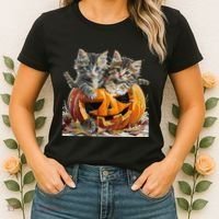 Retro Floral Spooky Season Women's T-Shirt thumb 2