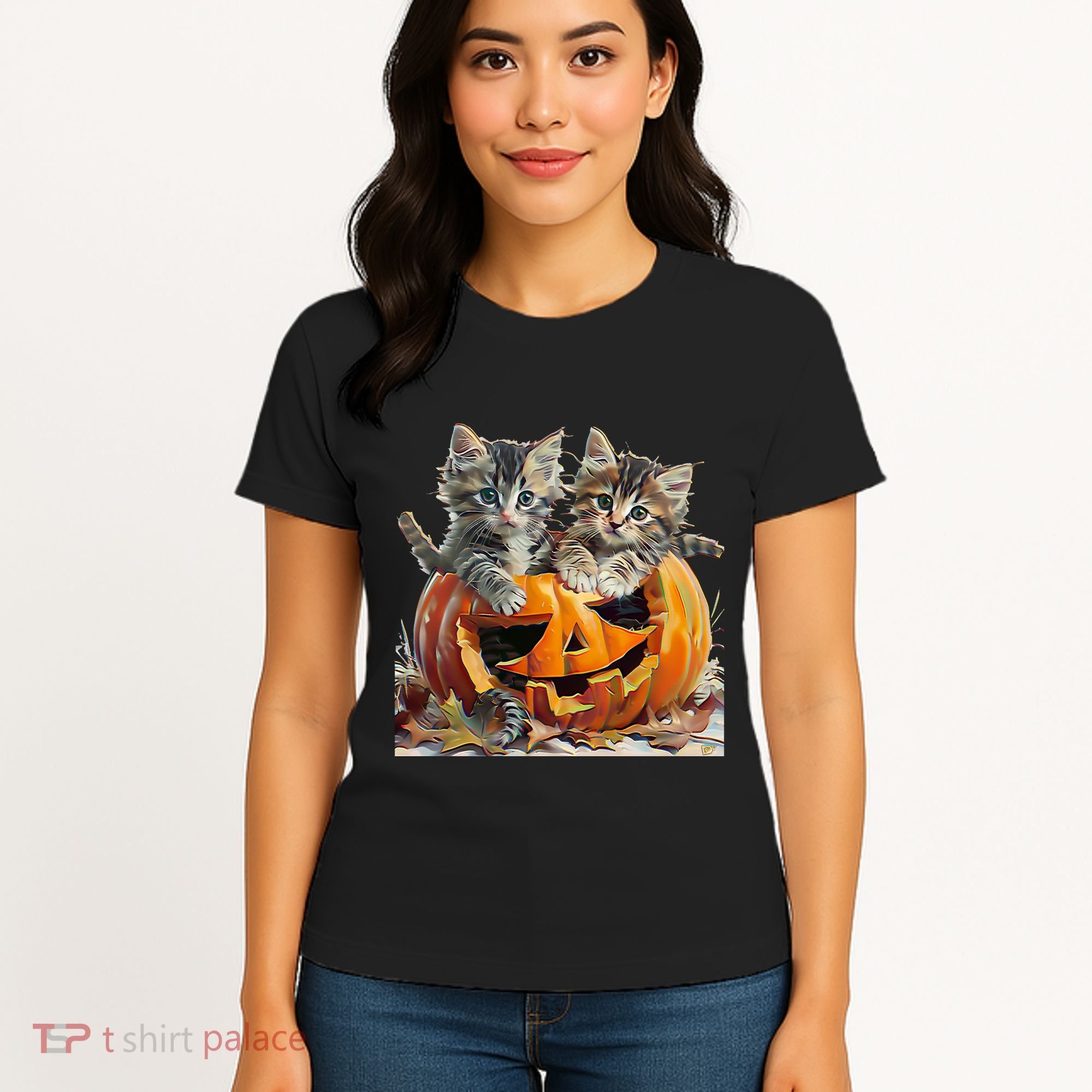 Retro Floral Spooky Season Women's T-Shirt