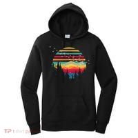 Retro Forest Sunset Nature Valley Women's Hoodie thumb 0