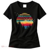 Retro Forest Sunset Nature Valley Women's T-Shirt thumb 0