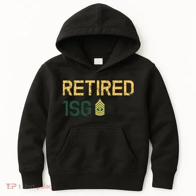 Retired First Sergeant (1SG) Kids Hoodie