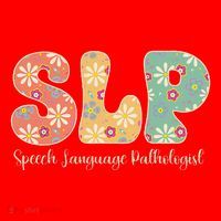 Retro Floral Slp Speech Language Pathologist Speech Therapy Santa Hat thumb 1