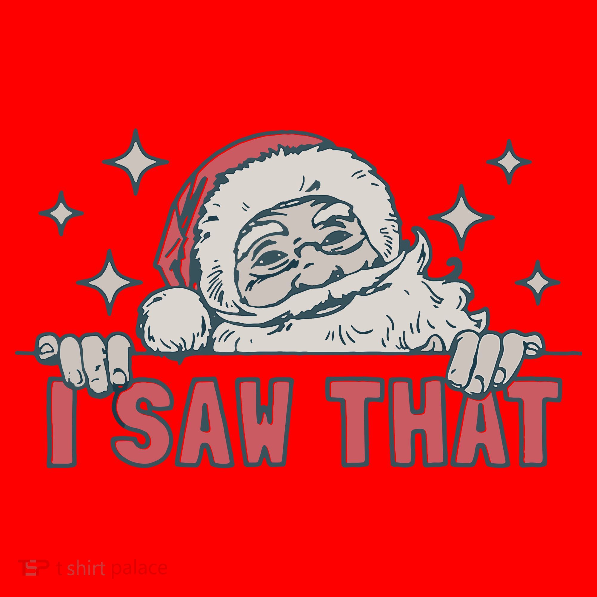 Retro Funny Santa Claus Christmas I Saw That Holiday Xmas Santa Hat