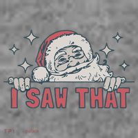 Retro Funny Santa Claus Christmas I Saw That Holiday Xmas Toddler Hoodie thumb 2