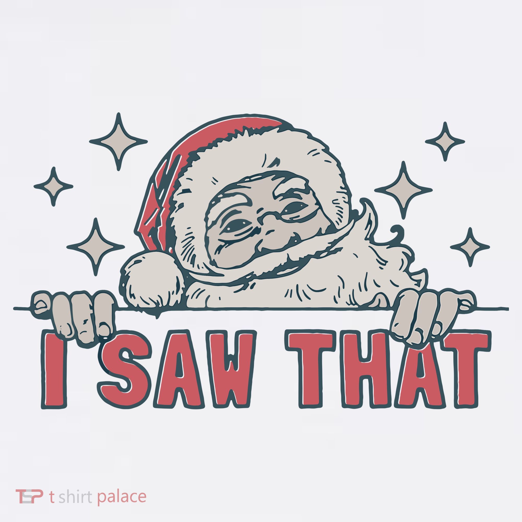 Retro Funny Santa Claus Christmas I Saw That Holiday Xmas Women's Hoodie