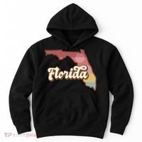 Retro Florida Sunset Hoodie thumb 0