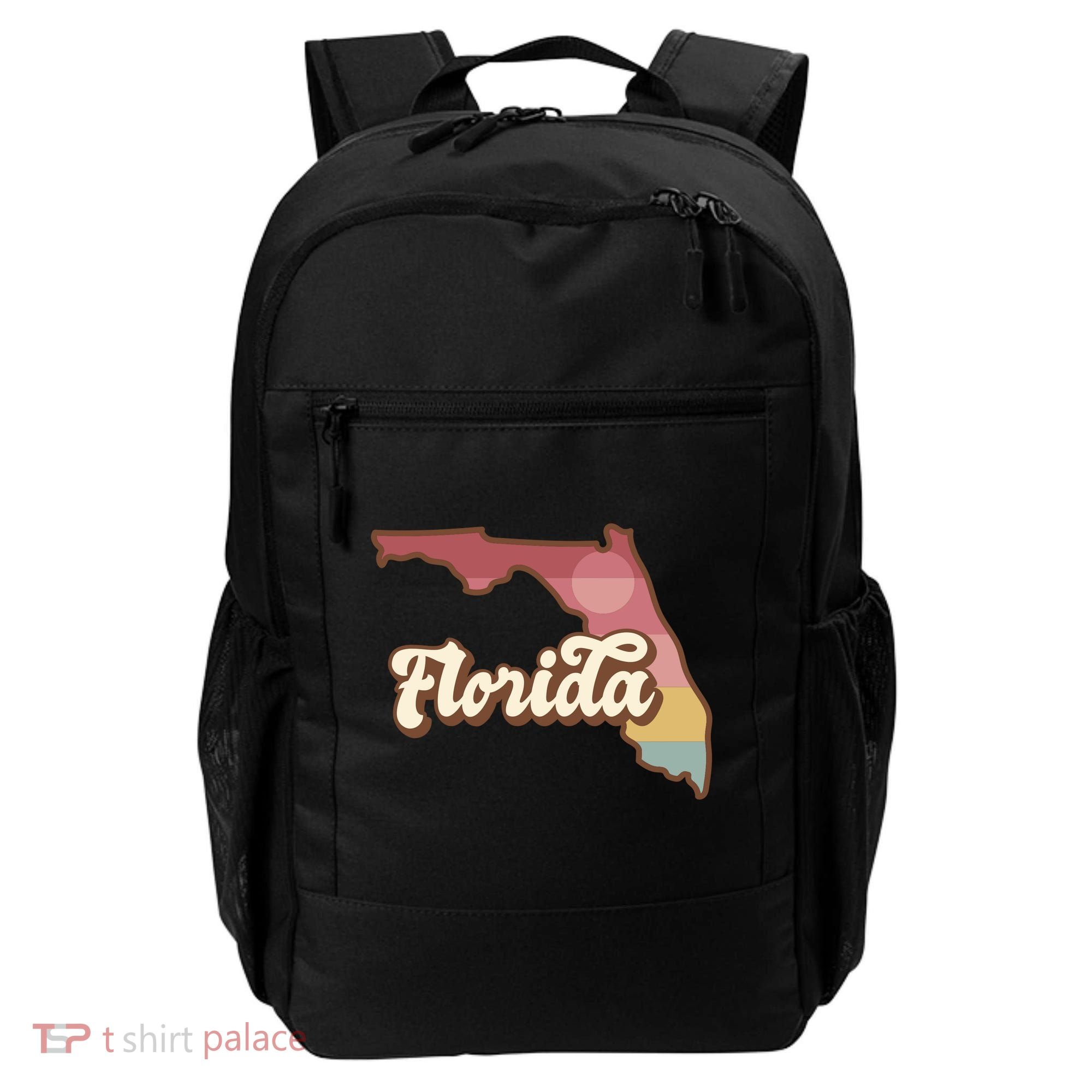 Retro Florida Sunset Backpack