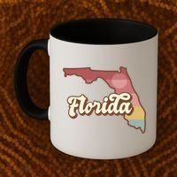 Retro Florida Sunset Coffee Mug thumb 2