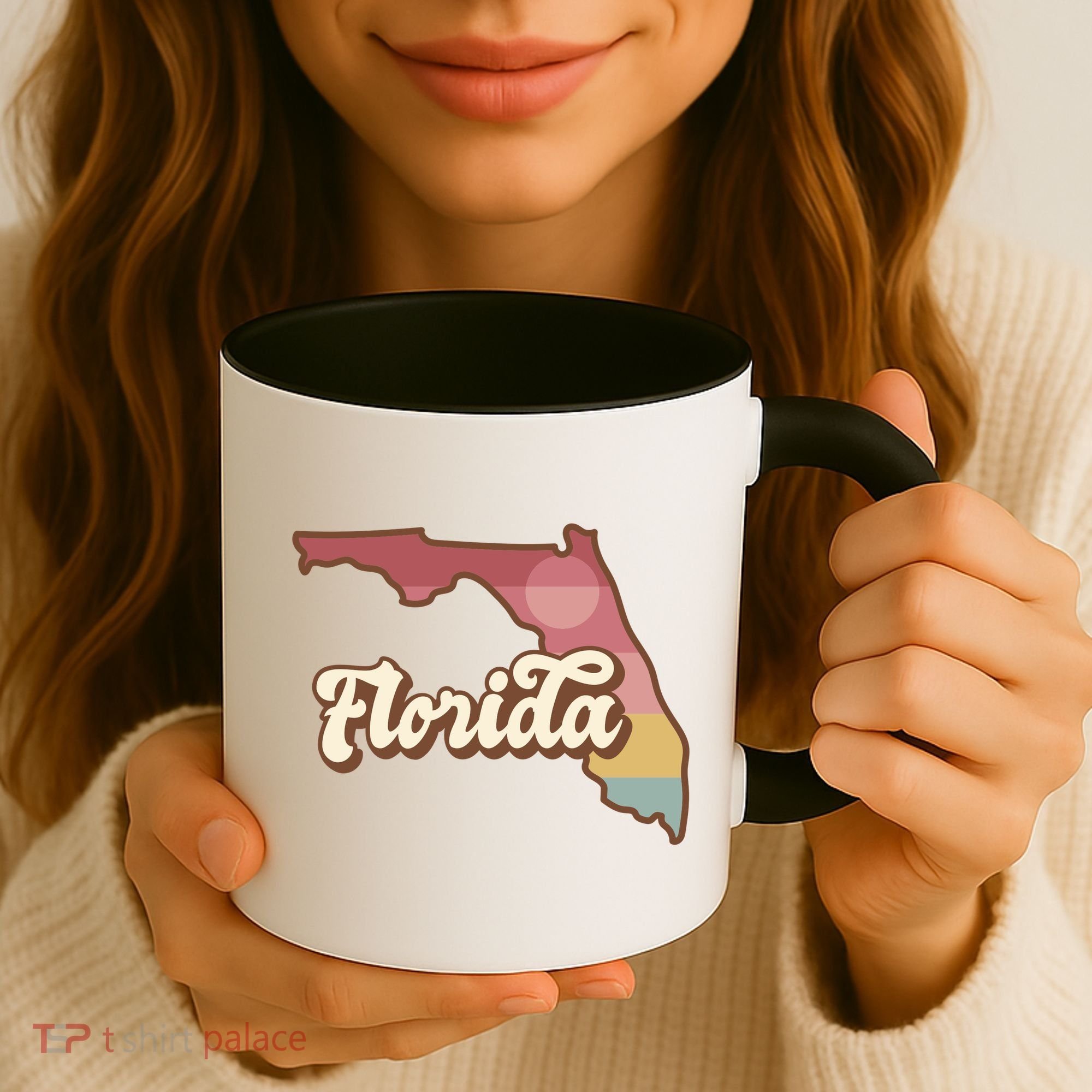 Retro Florida Sunset Coffee Mug