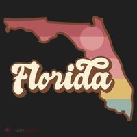 Retro Florida Sunset Beanie thumb 2