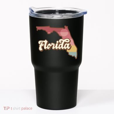Retro Florida Sunset Tumbler