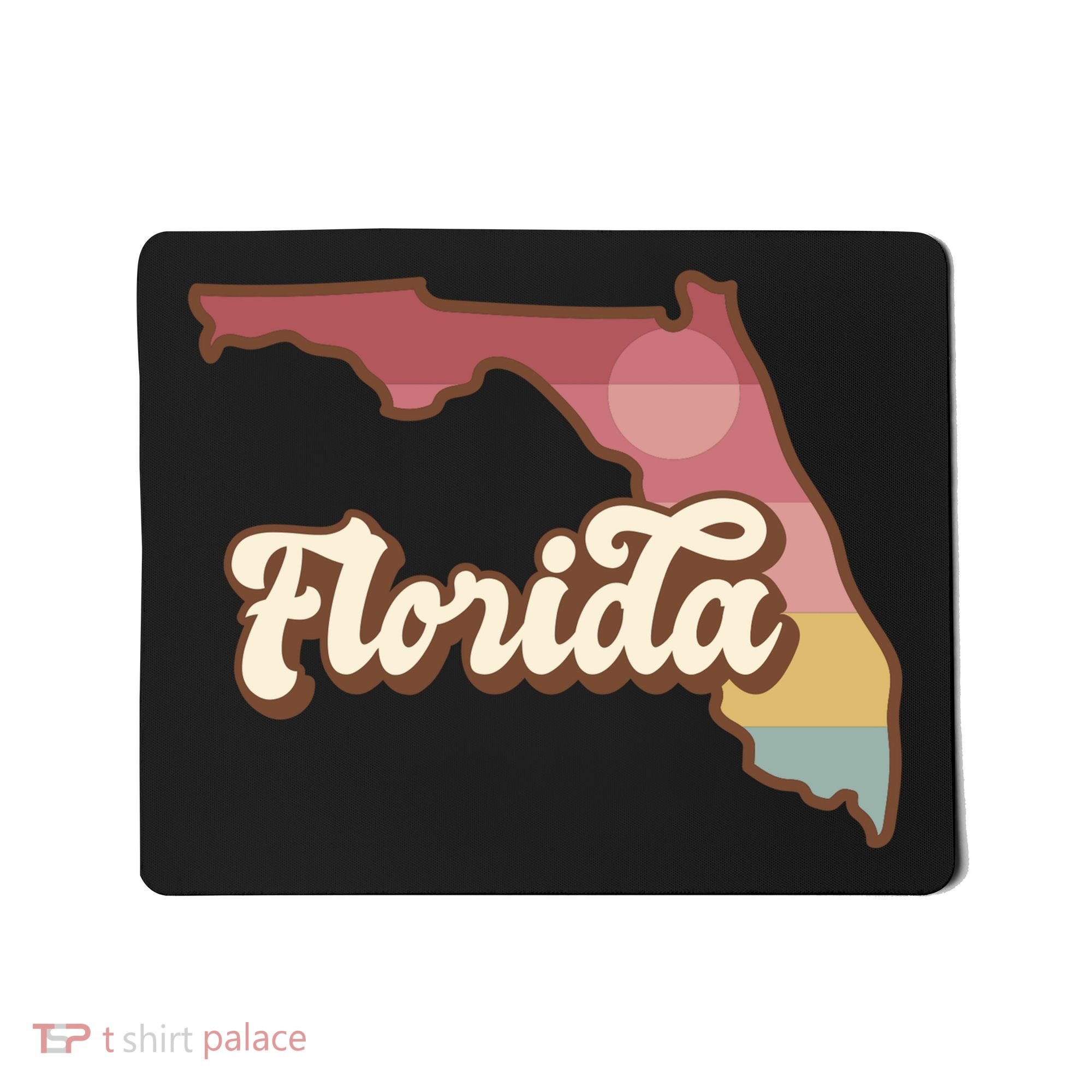 Retro Florida Sunset Mousepad