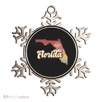 Retro Florida Sunset Ornament