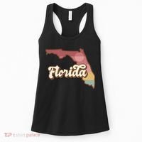 Retro Florida Sunset Women's Tank Top thumb 0