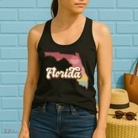 Retro Florida Sunset Women's Tank Top thumb 2
