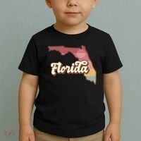 Retro Florida Sunset Toddler T-Shirt thumb 2