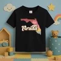 Retro Florida Sunset Toddler T-Shirt thumb 3