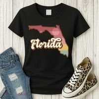 Retro Florida Sunset Women's T-Shirt thumb 3