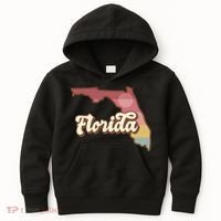Retro Florida Sunset Kids Hoodie thumb 0